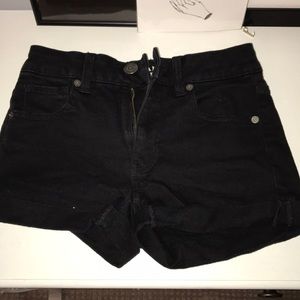 black american eagle shorts